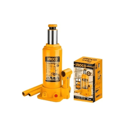 Ingco (HBJ2002) 20 Ton Capacity Hydraulic Bottle Jack With Safety Valve-460 mm Maximum lifting Height Ingco (HBJ2002) 20 Ton Capacity Hydraulic Bottle Jack With Safety Valve-460 mm Maximum lifting Height