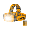 INGCO 200 lumens LED Headlamp With Maximum Beam Distance Of 91m.