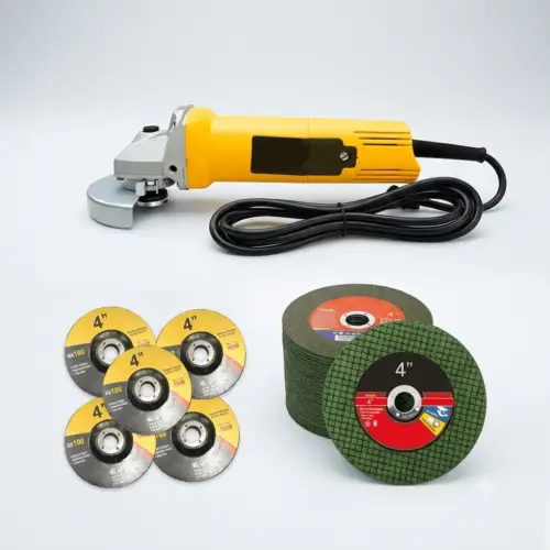 Gemini_Generated_Image_xbezyuxbezyuxbez Heavy Duty 100 mm 950 W Angle Grinder With 50 Pcs Cutting Wheel & 5 Pcs Grinding Wheel, 11000 RPM