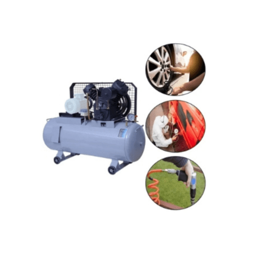 Heavy Duty 325 L Double Stage Double Cylinder Air Compressor With Auto Switch (Without Motor) Heavy Duty 325 L Double Stage Double Cylinder Air Compressor With Auto Switch (Without Motor)