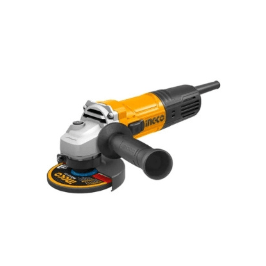 Ingco 102 mm 4 inch 900 Watt Angle grinder With Auxiliary Handle, 12000 RPM (AG900283)