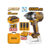 STI-1080X1080 INGCO Cordless Impact Wrench, Fastening torque: 850 Nm, Nut-Busting torque:1000 Nm