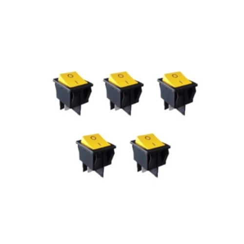 Premium Quality 30 Amp Rocker Switch (5 Pieces)