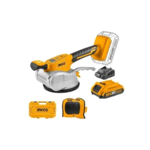 INGCO 20V 125 mm Lithium-Ion Tile Vibration Machine with Battery & Charger (CTVLI20101) INGCO 20V 125 mm Lithium-Ion Tile Vibration Machine with Battery & Charger (CTVLI20101)