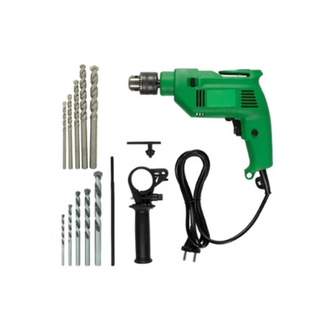 Heavy Duty 13mm, 400W Reverse Forward Electric Rotary Drill With Accessories