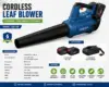 Cordless Leaf Blower Combo Kit | 2 Batteries & 2 Chargers Included