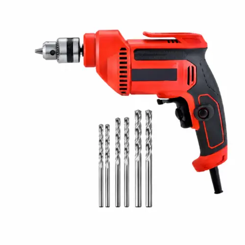 ChatGPT Image Jul 9, 2026, 01_15_54 PM Heavy Duty 10 mm, 400 W & 4500 RPM Function Electric Drill Machine With 6 Pcs Drill Bits