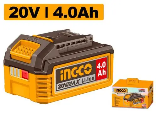 FBLI20021 INGCO 20V 4.0Ah Lithium-Ion Battery Pack of 1