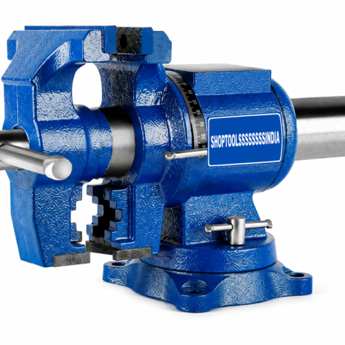 5 Inch Heavy-Duty Multipurpose Bench Vise | 360° Rotating Swivel Base & Multi-Jaw Clamping Vise for Home & Industrial Use