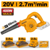 INGCO 20V Cordless Blower with 2 Batteries & 1 Charger