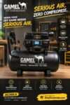 🐪 CAMEL 50L SILENT OIL-FREE AIR COMPRESSOR  BRUSHLESS MOTOR | LOW NOISE | OIL-FREE TECHNOLOGY  Clean Air • Low Maintenance • Powerful Performance